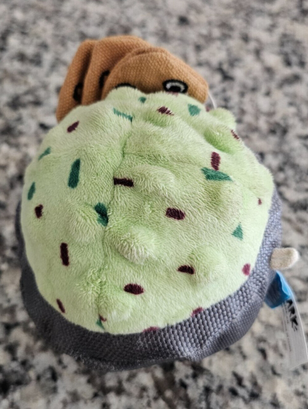 BarkBox "Stop, Guac, and Mole" guacamole plush dog toy Sz XS/S